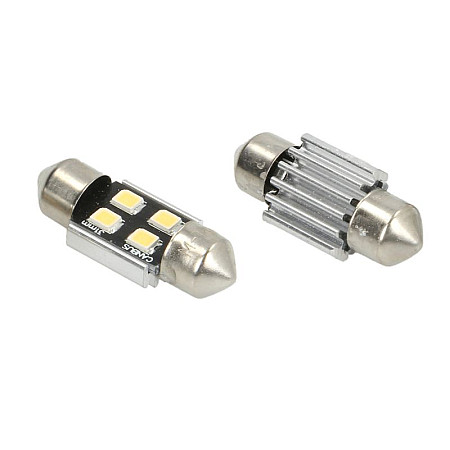 Bec incandescent LED light bulb LED 2pcs C5W 12V max. 075W light colour white socket type SV85-8 length: 31mm no road approval for vehicles with CAN-Bus M-TECH LB345W