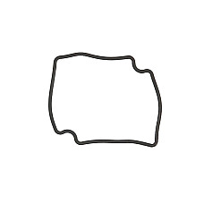 Simering, carburator Carburettor gasket F5A F6A PARSUN F6ABML F6ABML-DC F6ABMS F6ABMS-DC PARSUN F6-04060020