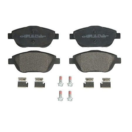 Set placute de frana Fata DS DS 3 CITROEN C3 AIRCROSS II C3 II C3 III C3 PICASSO C4 CACTUS DS3 PEUGEOT 2008 I 2008 II 208 II 1.0-Electric 02.09- BRECK 24883 00 702 00