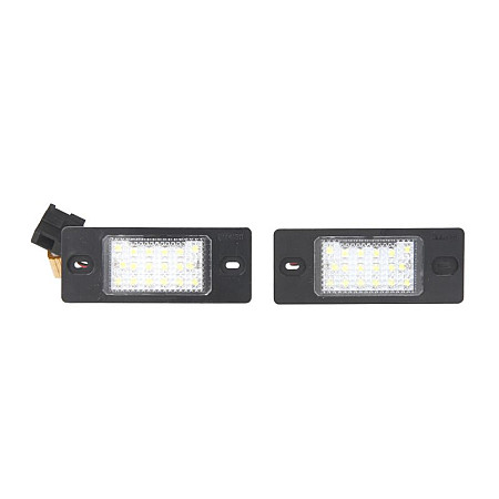 Elemente iluminare Licence plate lamp LED ligght colour: white set 12V with road approval PORSCHE CAYENNE VW BORA BORA I GOLF IV 10.98-12.13 M-TECH CLP009