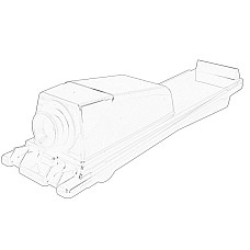 Carcasa, filtru de aer Air filter housing JOHN DEERE 6010 6020 6100 6105M 6110 6110M 6115M 6120 6120M 6125 M 6130 6130M 6135M 6140 M 6145M 6150 M 6155M 6170 M 6175M 6195M 6200 6210 6220 OE JOHN DEERE AL153003-JD