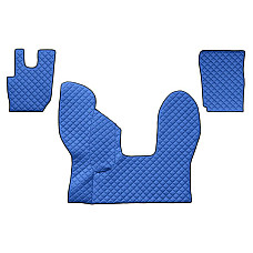 Covor compartiment picioare F-CORE pe intregul etaj cantitate in set 3 szt. material - piele matlasata eko culoare - albastru transmisie automata DAF CF 05.13- F-CORE F-CORE FL39 BLUE