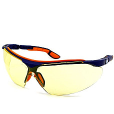 Protectia ochilor si fetei Protective glasses with temples uvex i-vo UV 400 lens colour: amber stadards: EN 166 EN 170 colour: Blue/Orange UVEX 9160.520