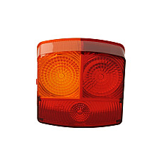 Dispersor, lampa spate Lampshade rear L P21W/R10W orange/red with indicator with stop light parking light no reflector FENDT 200 S FARMER 200 SA FARMER 200 V FARMER 200 VA FARMER 203 P FARMER HELLA 9EL137 307-001