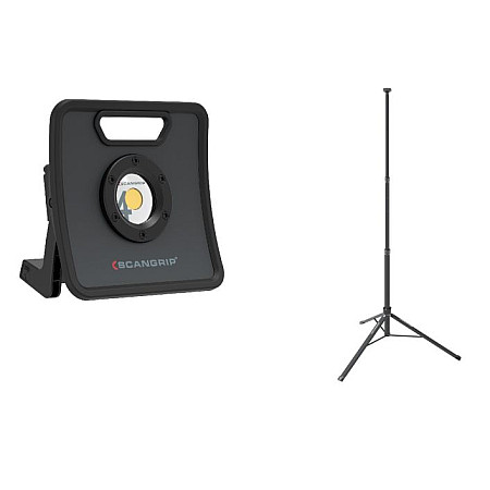 Lanterne portabile Illuminator on a stand NOVA 4K light source type COB LED light beam 4000lm cable length: 5m SCANGRIP SG49.0442