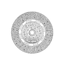 Disc ambreiaj ISUZU N 5TH GENERATION N 6TH GENERATION 4HK1-TC-4HK1-XS 10.05- OE ISUZU ISU5876100920