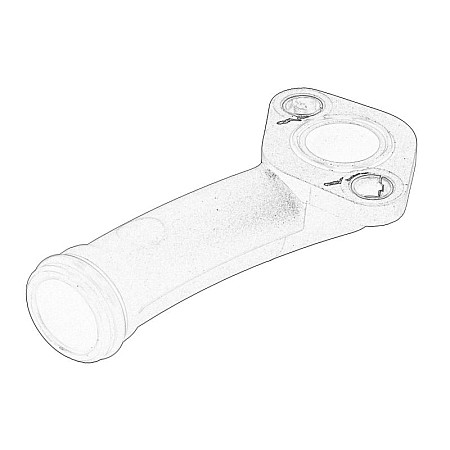 Flansa lichid racire Sistem de stub pipe PERKINS 4133L048