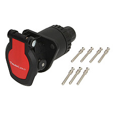 Dulie Priza plug-in EBS numar pini/mumar pini activi 7 contacte inchise TRUCKLIGHT SO-07-EBS
