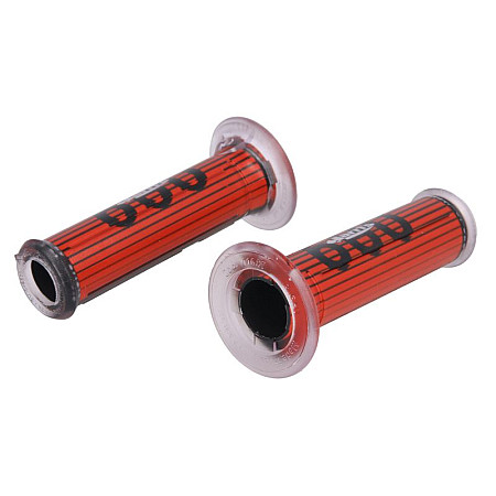 Miner Grips ghidon diametru 22 24mm lungime 120mm Culoare drum negru gri rosu Harri's buc ARIETE 01687 F DR