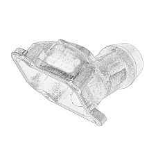 Flansa lichid racire Sistem de stub pipe MERCEDES ACTROS MP4 / MP5 471.943-OM471.926 07.11- OE DB TRUCK 471 203 44 31