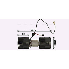 Electromotor, ventilatie interioara Suflanta de aer FORD ESCORT CLASSIC ESCORT IV ESCORT IV EXPRESS ESCORT V ESCORT V EXPRESS ESCORT VI ESCORT VI/KOMBI ORION III SIERRA SIERRA I SIERRA II 1.1-2.9 08.82-06.01 AVA COOLING FD8652 AVA