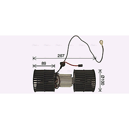 Electromotor, ventilatie interioara Suflanta de aer FORD ESCORT CLASSIC ESCORT IV ESCORT IV EXPRESS ESCORT V ESCORT V EXPRESS ESCORT VI ESCORT VI/KOMBI ORION III SIERRA SIERRA I SIERRA II 1.1-2.9 08.82-06.01 AVA COOLING FD8652 AVA