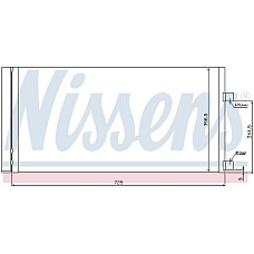 Condensator, climatizare Nissens radiator Klim. cu uscator RENAULT LAGUNA 07 - NISSENS NIS 940034