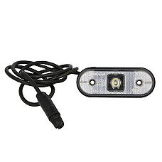 Lampa gabarit Outline marker lights L/R UNIPOINT I white LED hose length 1500 connector: ASS3 3PIN UNIPOINT I ASPOCK A31-7707-114