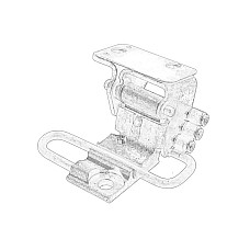 Balama usa Fata Stanga partea inferioara VW CADDY III CADDY III/MINIVAN CADDY IV CADDY IV/MINIVAN TOURAN 02.03-09.20 OE VW 1T0 831 411C