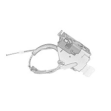 Incuietoare usa Fata Dreapta cu cablu bowden CITROEN JUMPY II FIAT ULYSSE PEUGEOT EXPERT EXPERT TEPEE 05.06- OE FIAT 9681334980