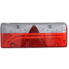 Stop spate Rear lamp R EUROPOINT III LED 24V with indicator with fog light reversing light with stop light parking light triangular reflector connector: ASS2.1 7PIN ASPOCK A25-7400-707