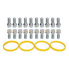 Trusa de montare a jantei de aliaj Fitting kit G 72x651 B M14x15x28 K19 1 kit / 4 wheels - B/N qty 20 MAK MAK 8000000637