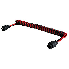 Cablu infasurat Sirma electrica spiralata poliuretan tip furtun/conducta: NATO lungime de lucru 4m dopuri numar pini: 2 numar cabluri: 2x35mm pentru tensiune inalta JAEGER 651835EJ