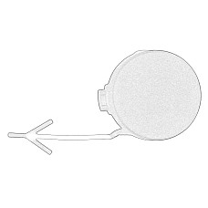 Capac carlig remorcare Conectarea dopului de limba Fata SKODA SUPERB III 03.15- 03.15-05.19 OE SKODA 3V0 807 241