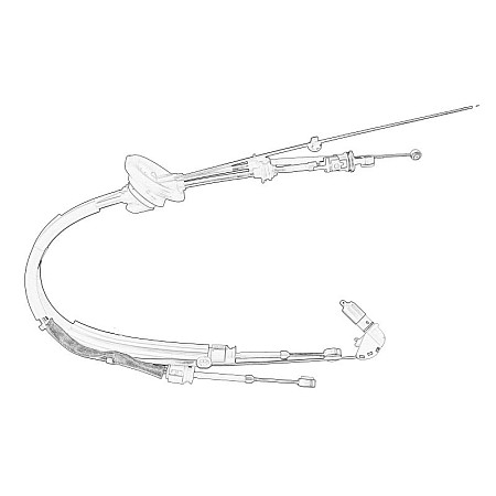 Cablu shimbator viteze Gearshift level cable CITROEN C4 C4 GRAND PICASSO I C4 I C4 PICASSO I PEUGEOT 307 2.0D 10.03-12.13 OE PEUGEOT 2444AK