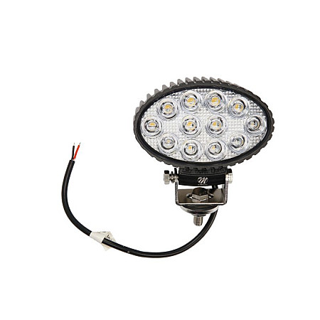 Lumini Work light Osram Opto Semiconductors LED number of diodes: 12 power max: 36W voltage: 12/24/30V no road approval Osram LED Inside waterproof shape Oval length138mm width77mm height87mm M-TECH TUOLOWLO15