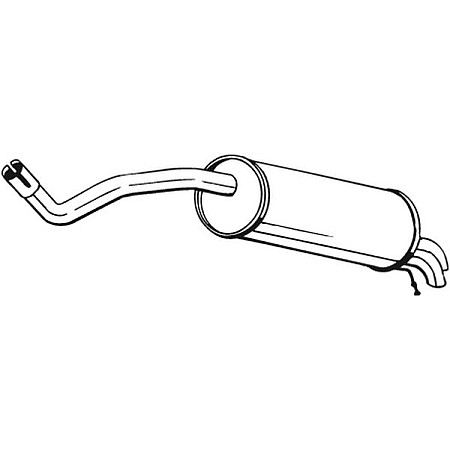 Toba esapament finala Toba finala esapament SKODA ROOMSTER ROOMSTER PRAKTIK 1.4D 07.06-03.10 BOSAL BOS278-717