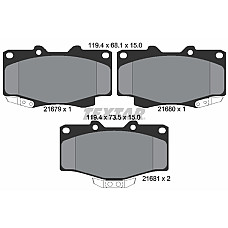 Set placute de frana Fata TOYOTA 4 RUNNER II 4 RUNNER III HILUX V HILUX VI LAND CRUISER LAND CRUISER 90 VW TARO 2.2-3.4D 11.84-10.05 TEXTAR 2167904