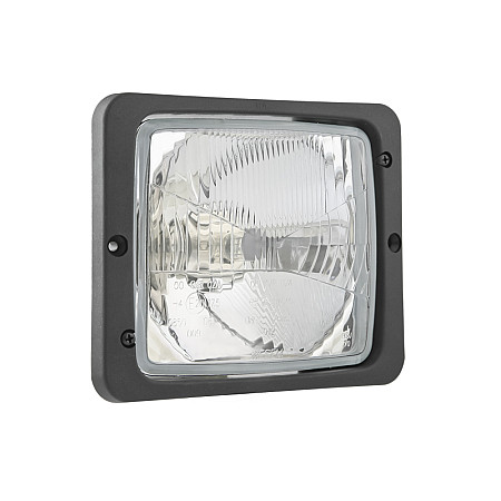 Far Headlamp L/R H4 manual main bulb seal insert colour: chromium-plated FENDT F ZETOR 4000 5000 6000 ATLAS 1000 CASE IH 1000 400 500 600 700 800 900 WESEM RE.22889.02