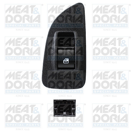 Comutator,macara geam Car window regulator switch rear L FIAT BRAVO II 1.4-2.0D 11.06-12.14 MEAT &amp; DORIA MD26569