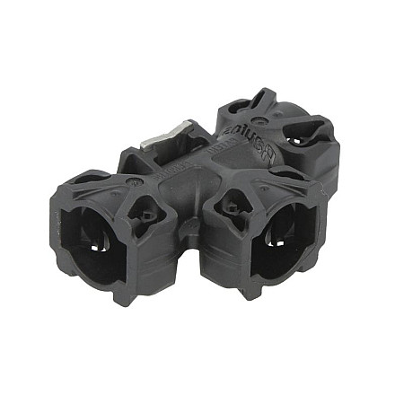 Cap de cuplare Montare TEKALAN Piese conector T plastic cantitate per impachetare: 1buc forma T cu suport de fixare dimensiunea R 17.3mm RAUFOSS 920 50 025