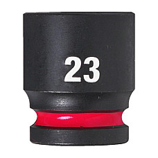 "Tubulare si accesorii Socket impact Hexagonal 1/2"" metric size: 23 mm finish: neagra" MILWAUKEE 4932480317
