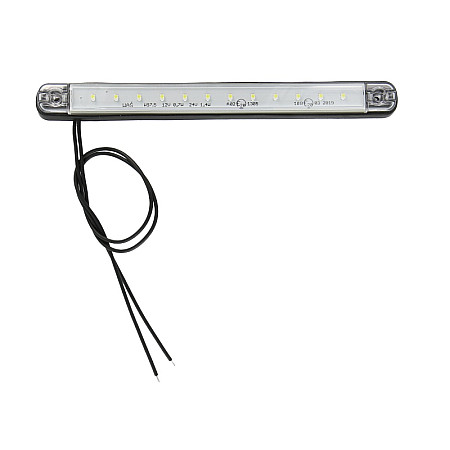 Lampa gabarit Outline marker lights L/R white LED 12/24V WAS 722 W97.5