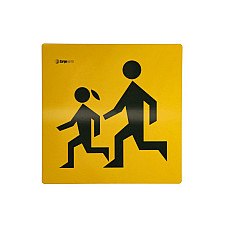 "Semn de avertizare Warning/information board""Caution Children"" plate front no reflector" CARGOPARTS CARGO-T008