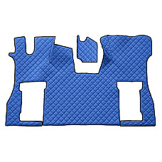 Covor compartiment picioare F-CORE pe intregul etaj scaun pneumatic pentru pasageri cantitate in set 2 szt. material - piele matlasata eko culoare - albastru SCANIA LPGRS 09.16- F-CORE F-CORE FL38 BLUE