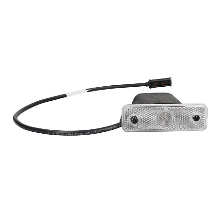 Lumina de delimitare ASPOCK pozitional alb lampa dreptunghiulara cu cablu 05 m ASPOCK A31-5004-007