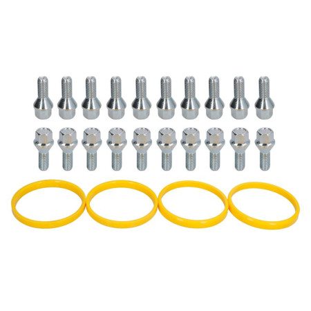 Trusa de montare a jantei de aliaj Fitting kit G 72x651 B M12x125x24 K17 1 kit / 4 wheels - B/N qty 20 MAK MAK 8000000650