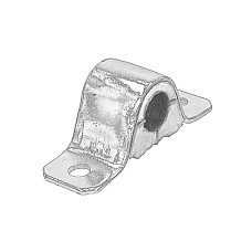 Bucsa, bara stabilizatoare sprijin extern. metal-cauciuc putere. stabilizator perna 09 11 Cinquecento FIAT Seicento OE FIAT 46427721