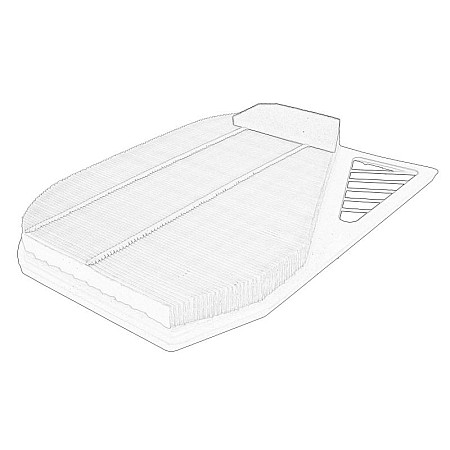 Filtru aer de aer FIAT PANDA LANCIA YPSILON 1.0H 01.20- OE FIAT 52127324