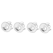 Suport, senzor asistenta parcare Parking sensor spare parts - parking sensor support rear neagra set 4 pcs. CITROEN BERLINGO BERLINGO MULTISPACE BERLINGO/MINIVAN PEUGEOT PARTNER PARTNER TEPEE 200-175-Y4F1 07.96- OE PEUGEOT 7414ZK