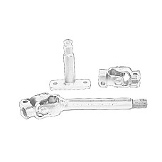 Arbore directie Racordul arborelui coloanei de directie IVECO DAILY I DAILY II 8140.07-8140.97 01.78-05.99 OEM 93802399Z