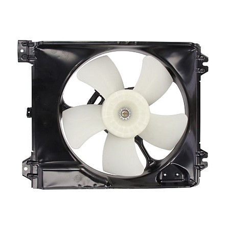 Ventilator, radiator Ventilator radiator Dreapta cu carcasa FIAT SEDICI SUZUKI SX4 1.9D/2.0D 06.06- TYC TYC 809-0017