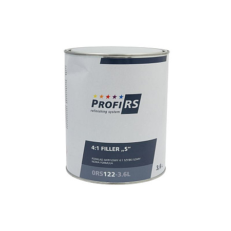 Grund / Primere Grund acrilic gri 36L tip de pulverizare: pistol proportii: 4:1 aplicatie pentru suprafata: Caroseria auto sasiu intaritor cod referinta: 0RS305-0.9L diluant cod referinta: 0RS402-1L PROFIRS 0RS122-3.6L
