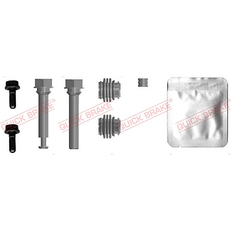 Set bucsi de ghidaj, etrier frana Kit reparare etrier Dreapta/Stanga HYUNDAI I30 TUCSON KIA CEED PROCEED XCEED 1.0-2.0 11.16- QUICK BRAKE QB113-0035X