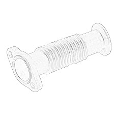 Conducta tubulara, Supapa-AGR Conducta de recirculare fumului evacuare MAN OE M.A.N. 51.08153.0088MAN