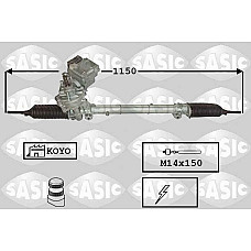 Caseta directie Electric steering rack MERCEDES A W169 B SPORTS TOURER W245 1.5-2.0D 09.04-06.12 SASIC SAS7176061