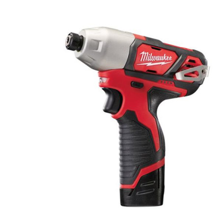 Pistol de impact Surubelnita sursa de alimentare: pe baterii M12 BID-202C hexagon intern 1/4 cuplu maxim: 112Nm 12V 2 x 2Ah impachetare: valiza baterie inclusa incarcator inclus MILWAUKEE 4933441960