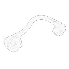 Conducta tubulara, Supapa-AGR Conducta de recirculare fumului evacuare BMW 3 E90 3 E91 X3 E83 X5 E70 3.0D 09.06-07.13 OE BMW 11 53 7 795 136