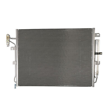 Condensator, climatizare A/C condenser with dryer LAND ROVER DISCOVERY III DISCOVERY IV RANGE ROVER SPORT I 2.7D 07.04-12.18 THERMOTEC KTT110591