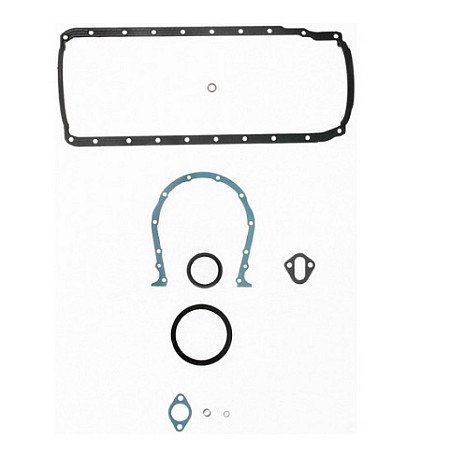 Setul de garnituri in partea jos a motorului Engine bottom gasket set CHRIS-CRAFT 400-SERIE 454 CRUSADER 200 CID 454 CID-350 454 CID-454 502 CID CRUSADER MARINE ENGINES 300-SERIE 320 300-SERIE 350 XL 300-SERIE 350 XLI FELPRO MARINE FEL17145